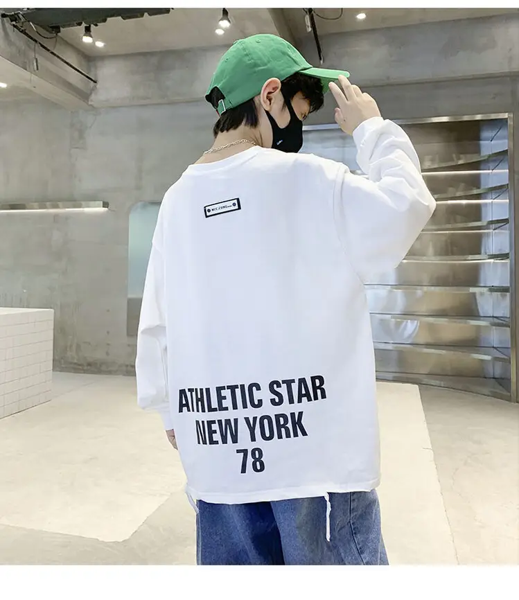 Boys White Long Sleeve T-Shirt Autumn 2025 — feature 11