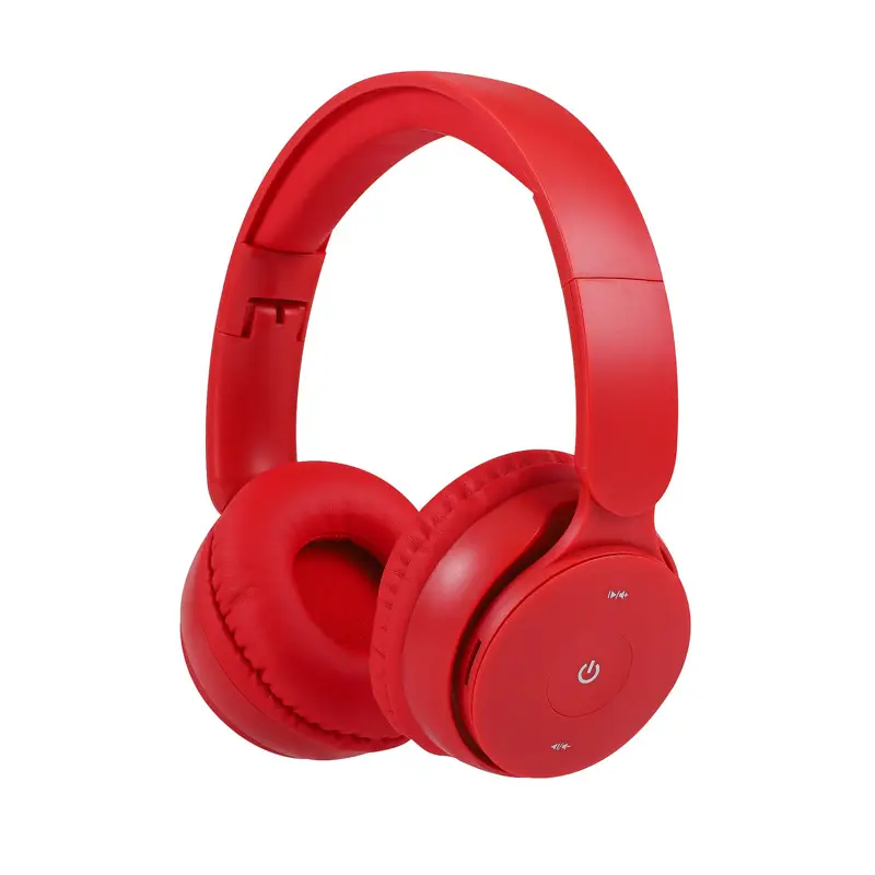 Red Wireless Bluetooth Headset for Kids & Games