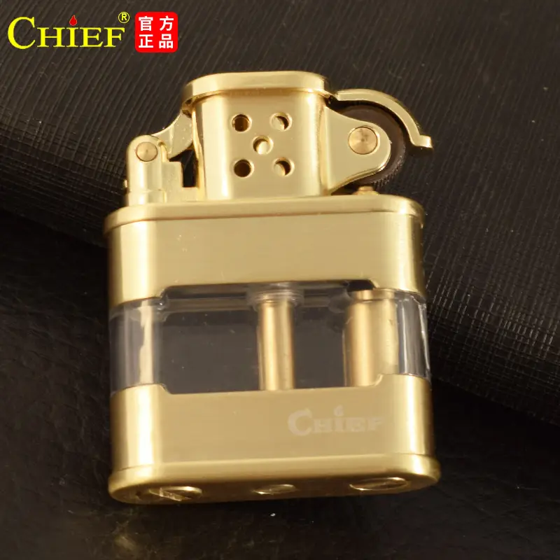 Chief Series Men's Gold Kerosene Lighter 239 - Image 5