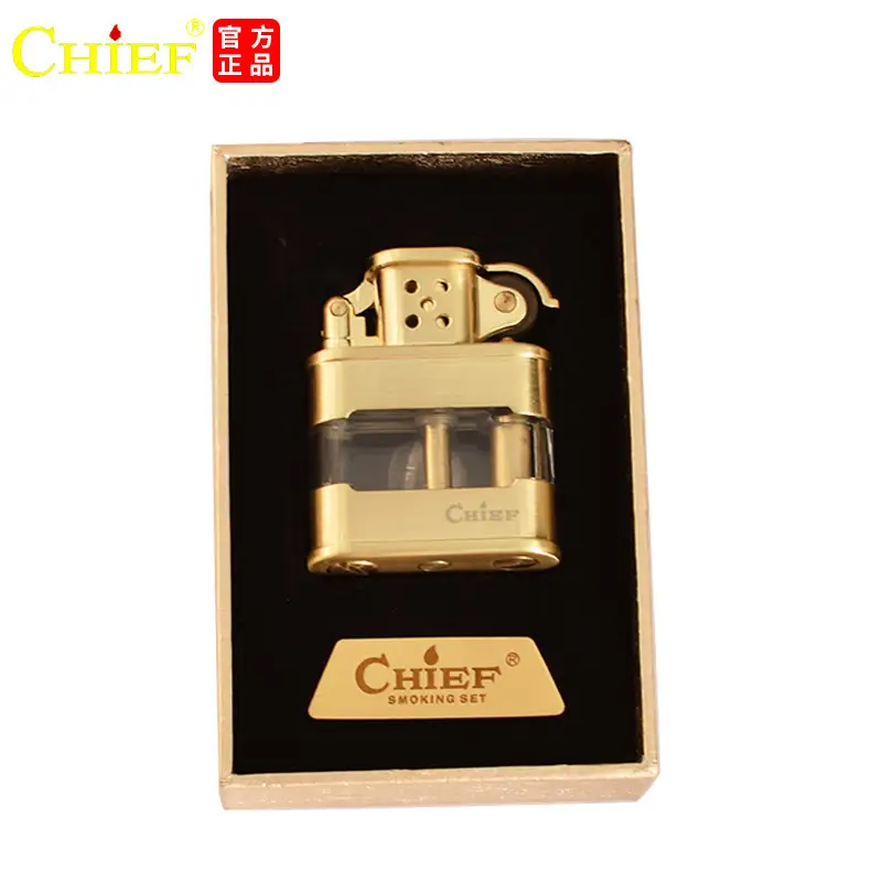 Chief Series Men's Gold Kerosene Lighter 239 - Image 6