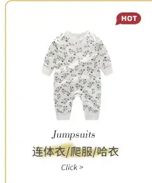 Baby Floral Jumpsuit White Cotton Newborn Spring Autumn — feature 2