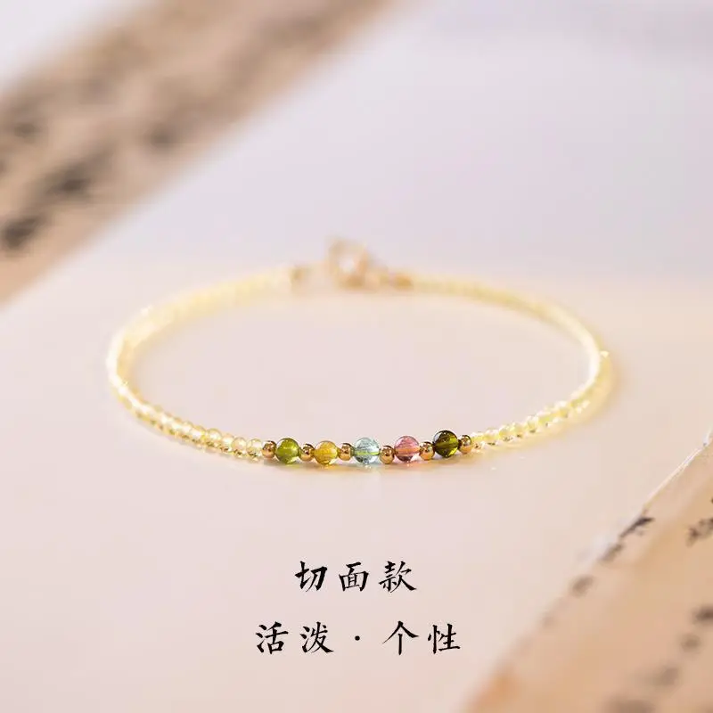 Women's Citrine Gemstone Bracelet Summer Design — feature 5