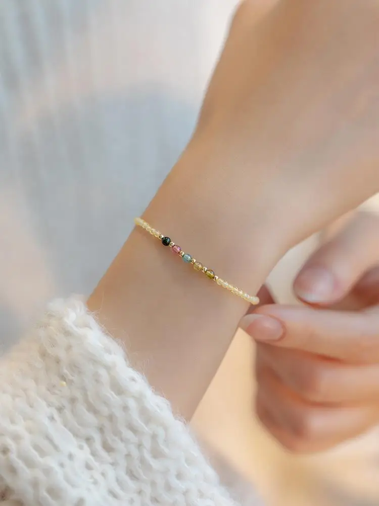 Women's Citrine Gemstone Bracelet Summer Design — feature 8