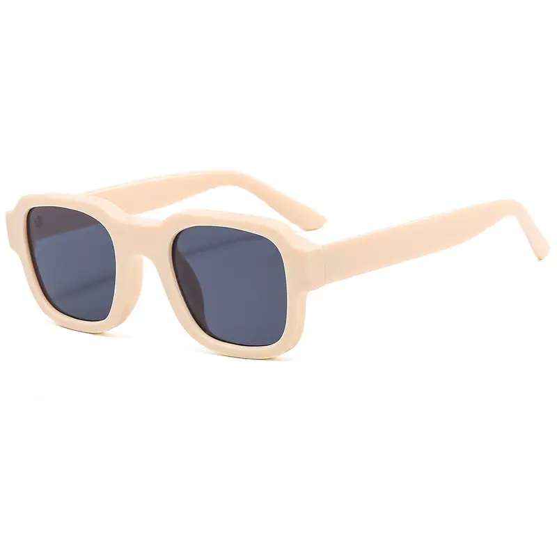 New Korean Thick Frame Leopard Sunglasses Square Decorative Glasses - Image 2