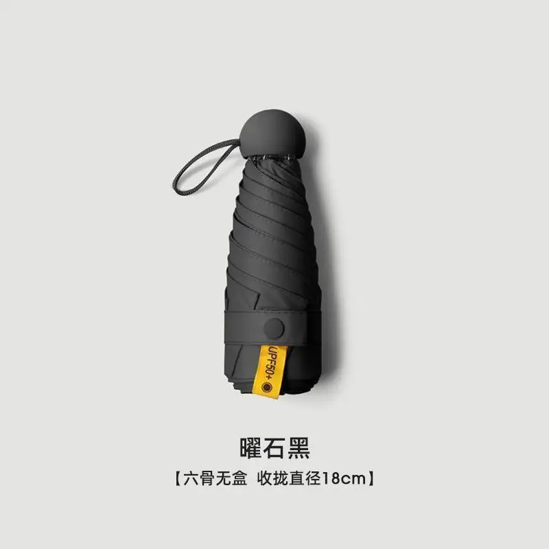 Women's Foldable Sun Umbrella Blue 18cm - Image 7