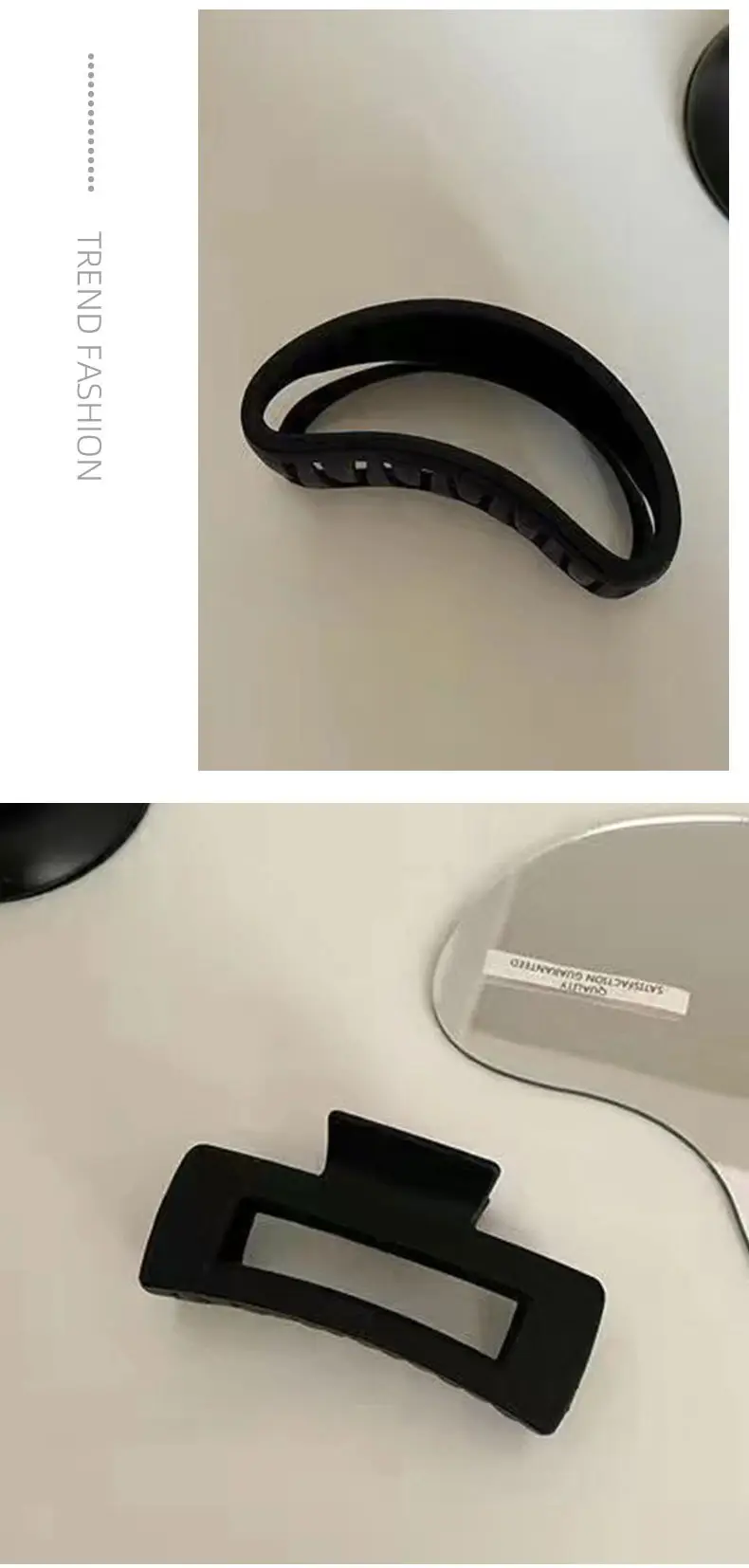 Matte Black Hairpin Clip for Girls with Retro Design — feature 8