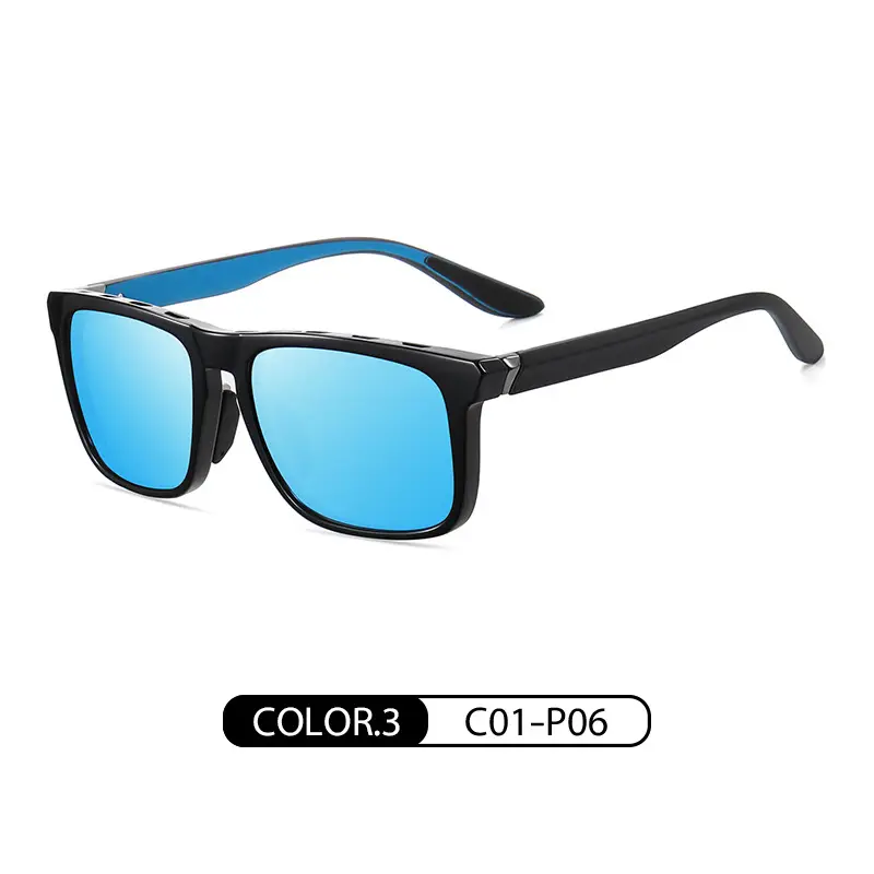 Men Polarized Sunglasses Black C73-P01 - Image 3