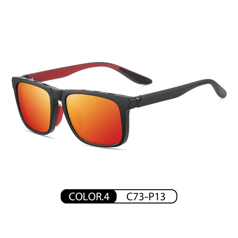 Men Polarized Sunglasses Black C73-P01 - Image 4
