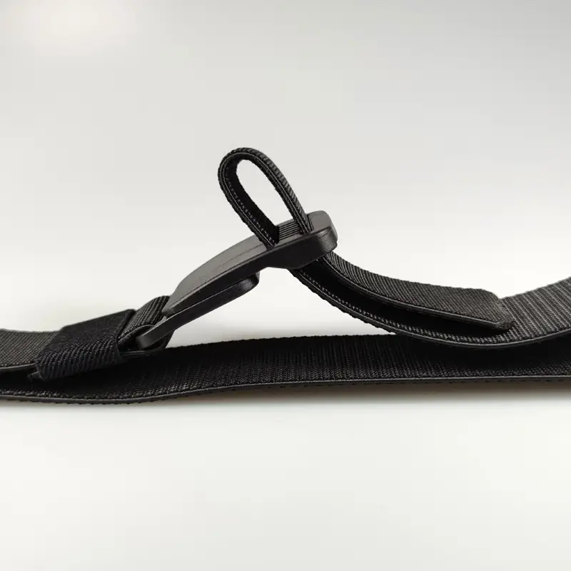 Men's Thick Elastic Belt with Plastic Buckle & Canvas Strap