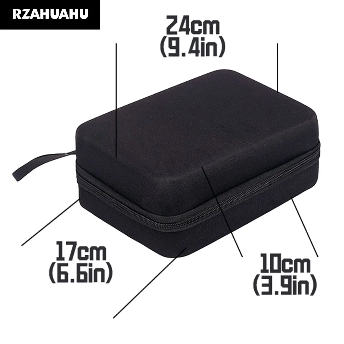 Electric Car Charger Storage Bag Black Hard Shell - Image 3