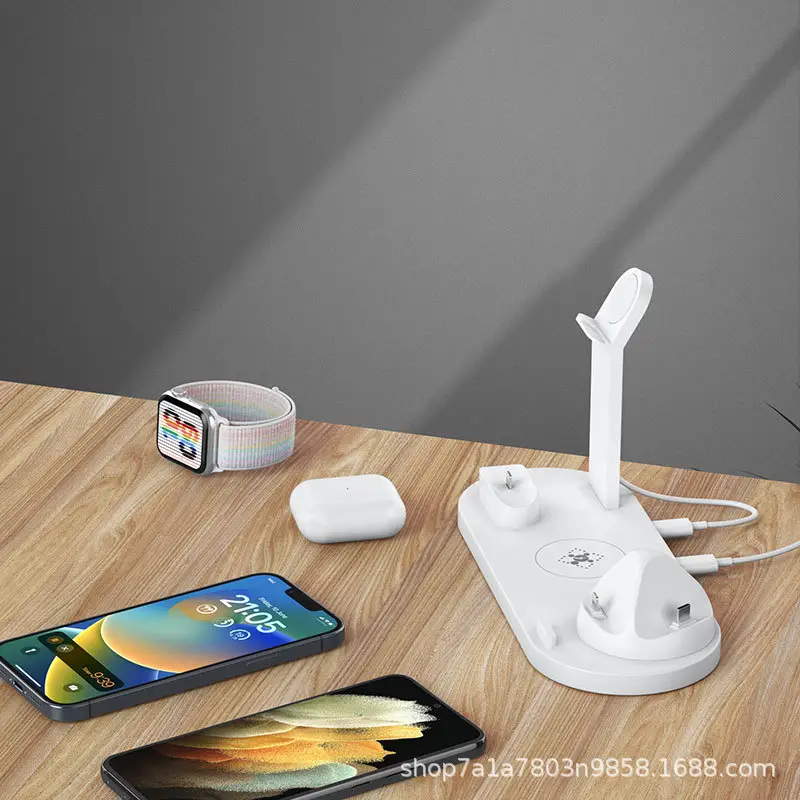 Cross-Border 3-in-1 Wireless Charging Stand for Phone, Watch, Earphone - Image 3
