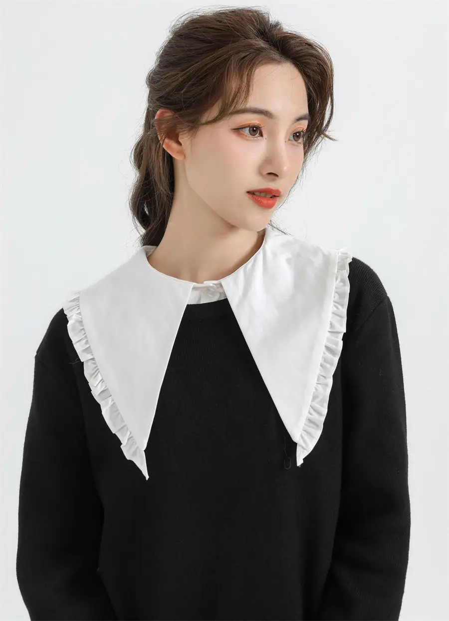 French Design Fake Collar with Sweater for Women — feature 10