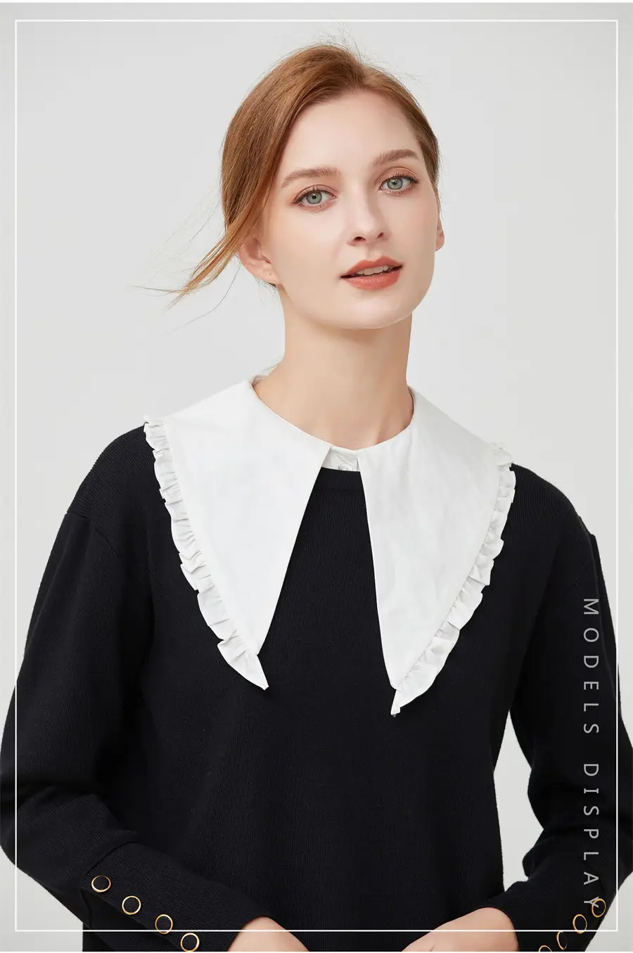 French Design Fake Collar with Sweater for Women — feature 23