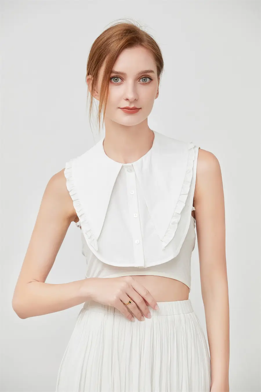 French Design Fake Collar with Sweater for Women — feature 25