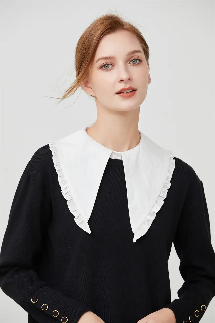French Design Fake Collar with Sweater for Women — feature 27