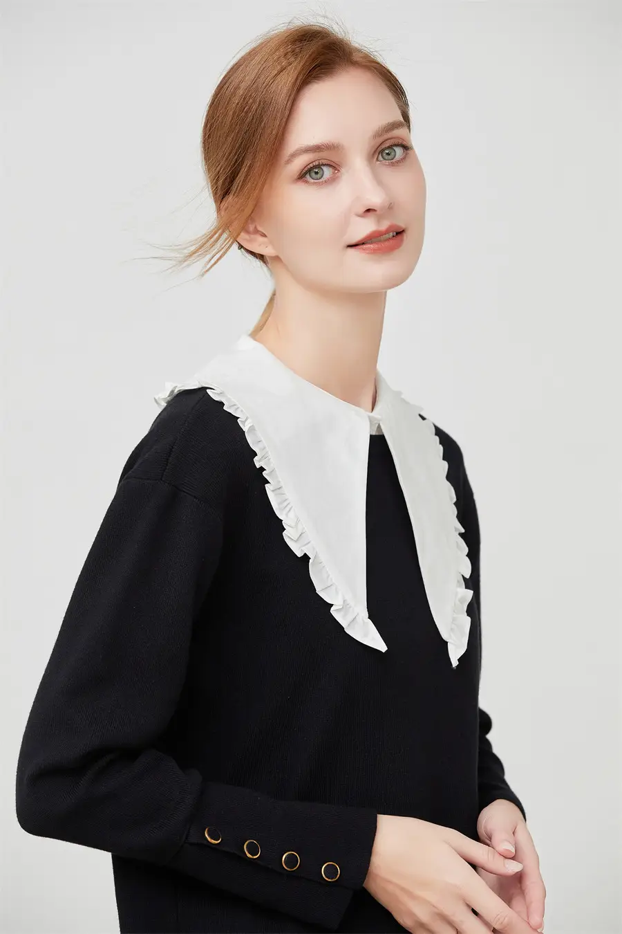 French Design Fake Collar with Sweater for Women — feature 29