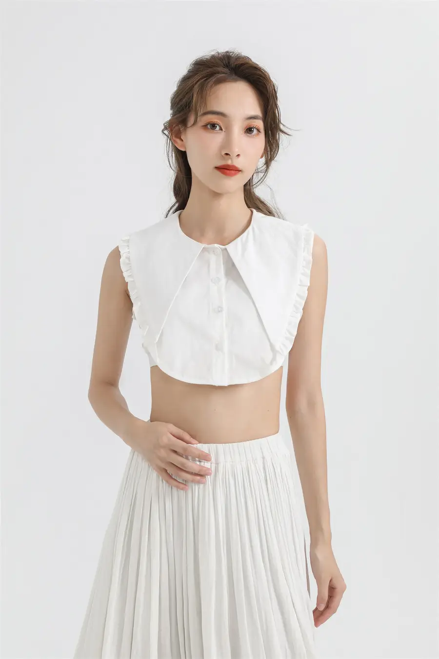 French Design Fake Collar with Sweater for Women — feature 5