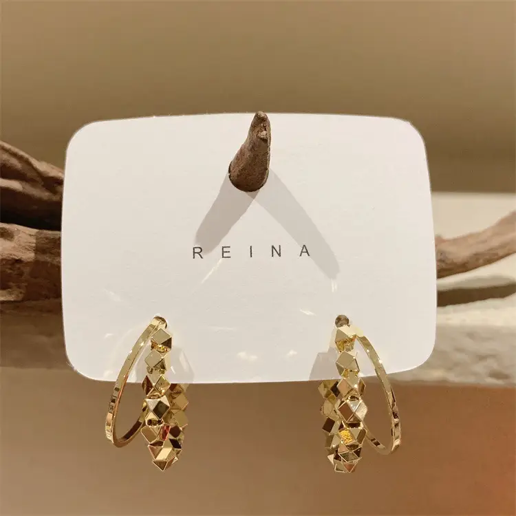 Korea Metal Broken Silver Earrings 2022 — feature 14