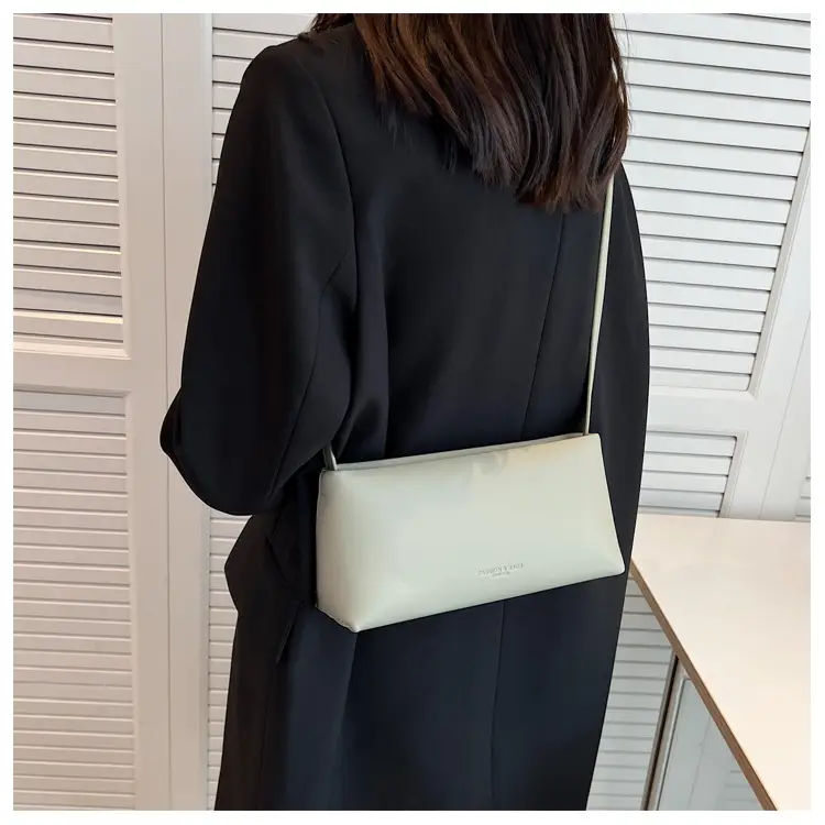Women Crossbody Bag Beige Leather 2026 New Autumn — feature 27