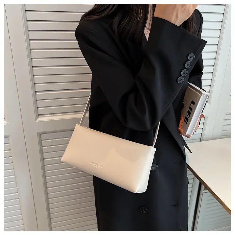 Women Crossbody Bag Beige Leather 2026 New Autumn — feature 30