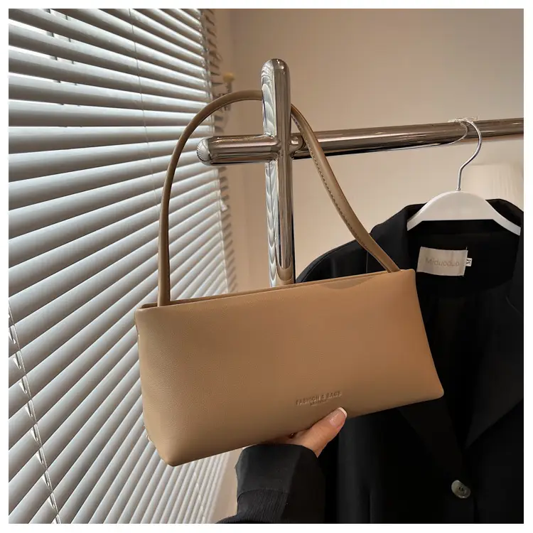 Women Crossbody Bag Beige Leather 2026 New Autumn — feature 33