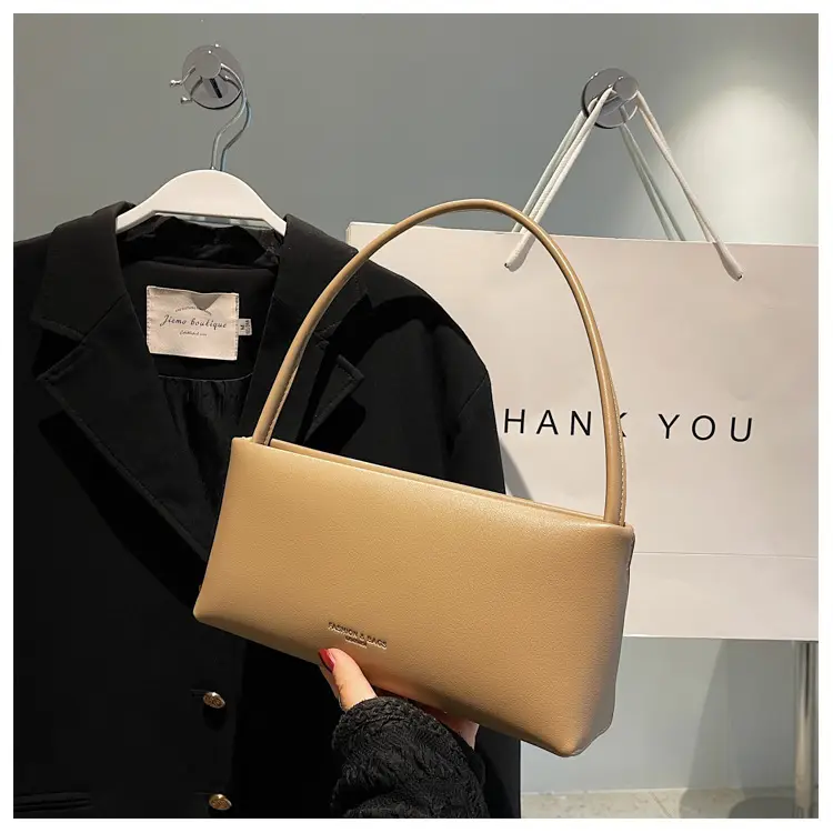 Women Crossbody Bag Beige Leather 2026 New Autumn — feature 36