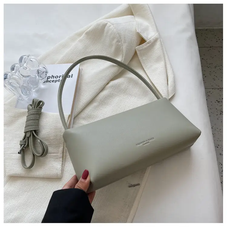 Women Crossbody Bag Beige Leather 2026 New Autumn — feature 40