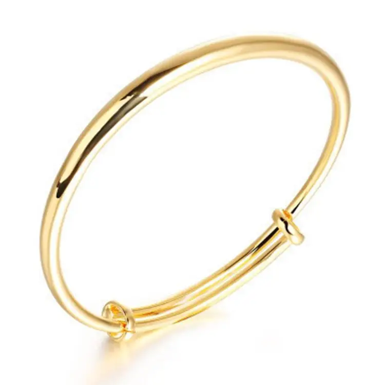 Round Bare Belly Silver Bracelet Women's Wholesale - Image 2