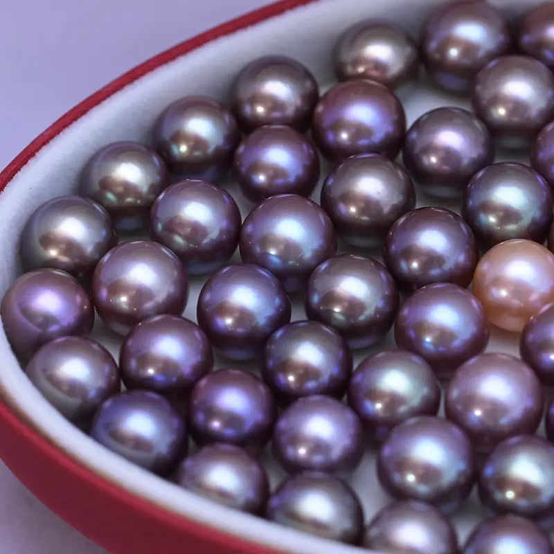 Naked Pearl Gems 9-16mm Purple Edison Granules - Image 4