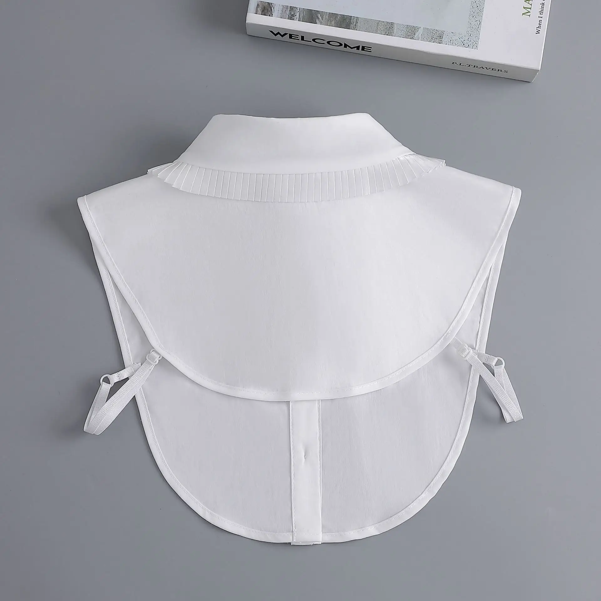 Age-Reducing Doll Collar Fake Collar White Cotton - Image 4