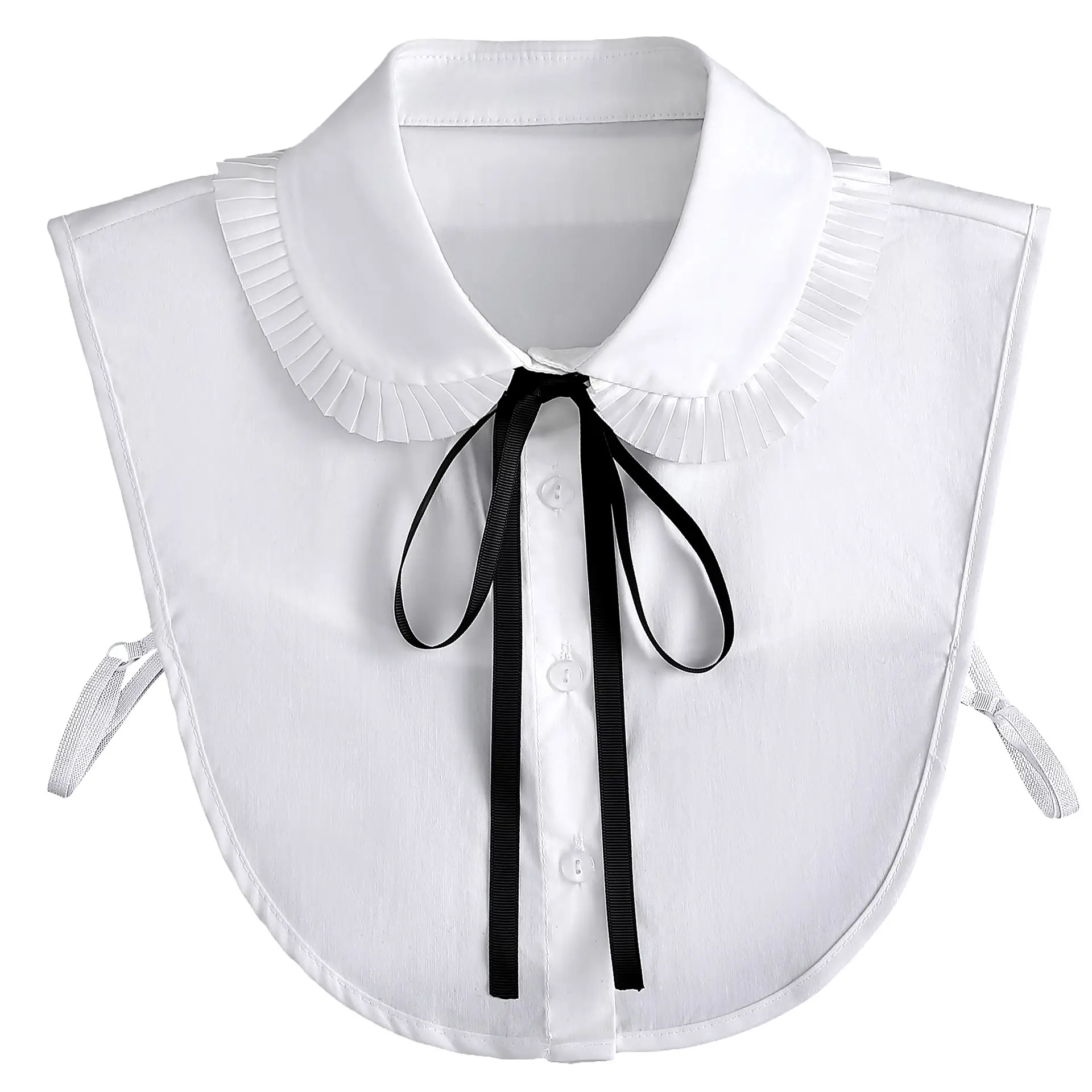 Age-Reducing Doll Collar Fake Collar White Cotton - Image 5