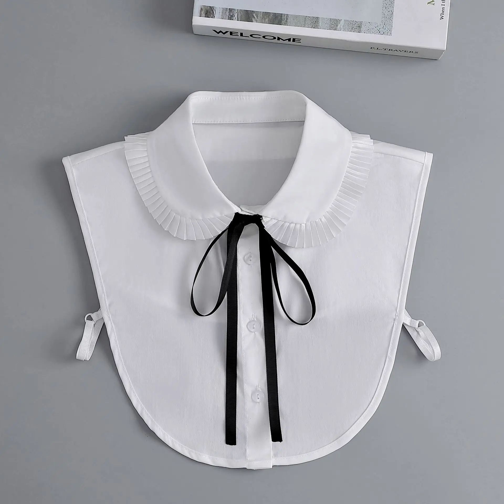 Age-Reducing Doll Collar Fake Collar White Cotton — feature 12