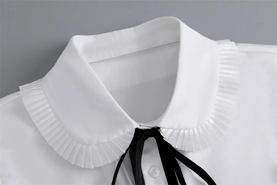 Age-Reducing Doll Collar Fake Collar White Cotton — feature 14