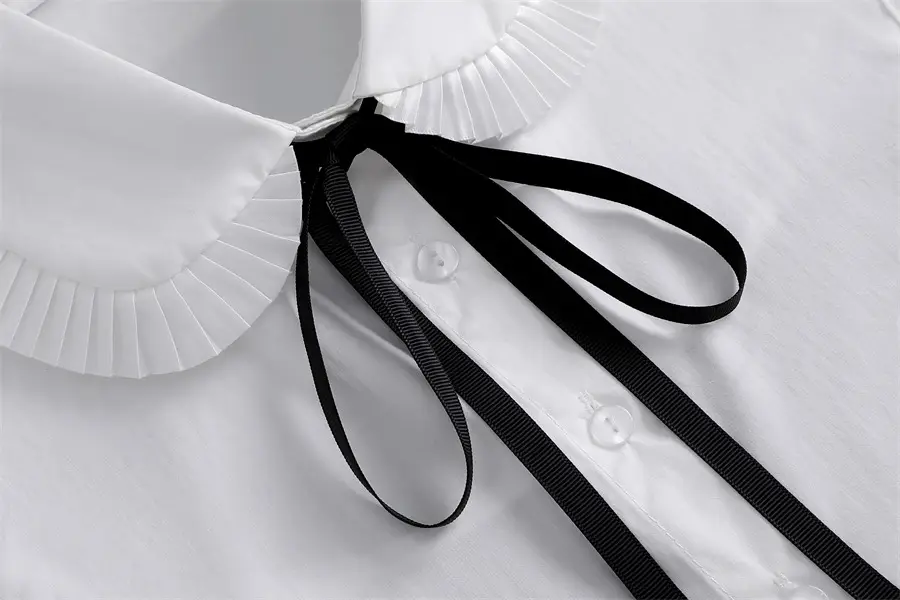 Age-Reducing Doll Collar Fake Collar White Cotton — feature 15