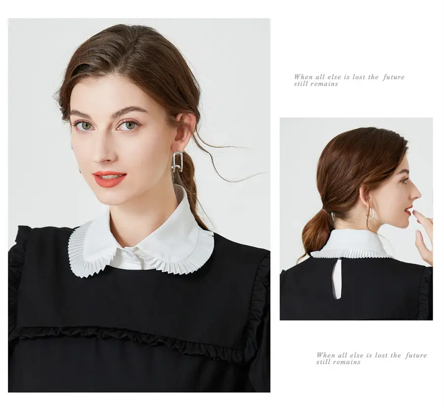 Age-Reducing Doll Collar Fake Collar White Cotton — feature 8
