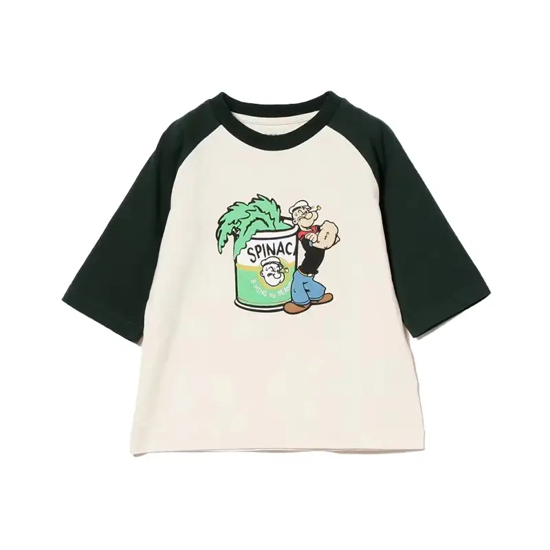 Children Cotton Popke & Mily T-Shirt Red White Spring Autumn - Image 2
