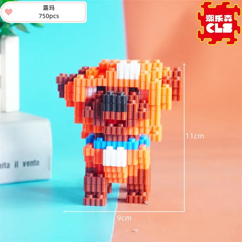 CLS Chaolesen Factory Outlet Stilwell Small Particle Building Blocks Girls Educational Cartoon Toys Night Market - Image 9