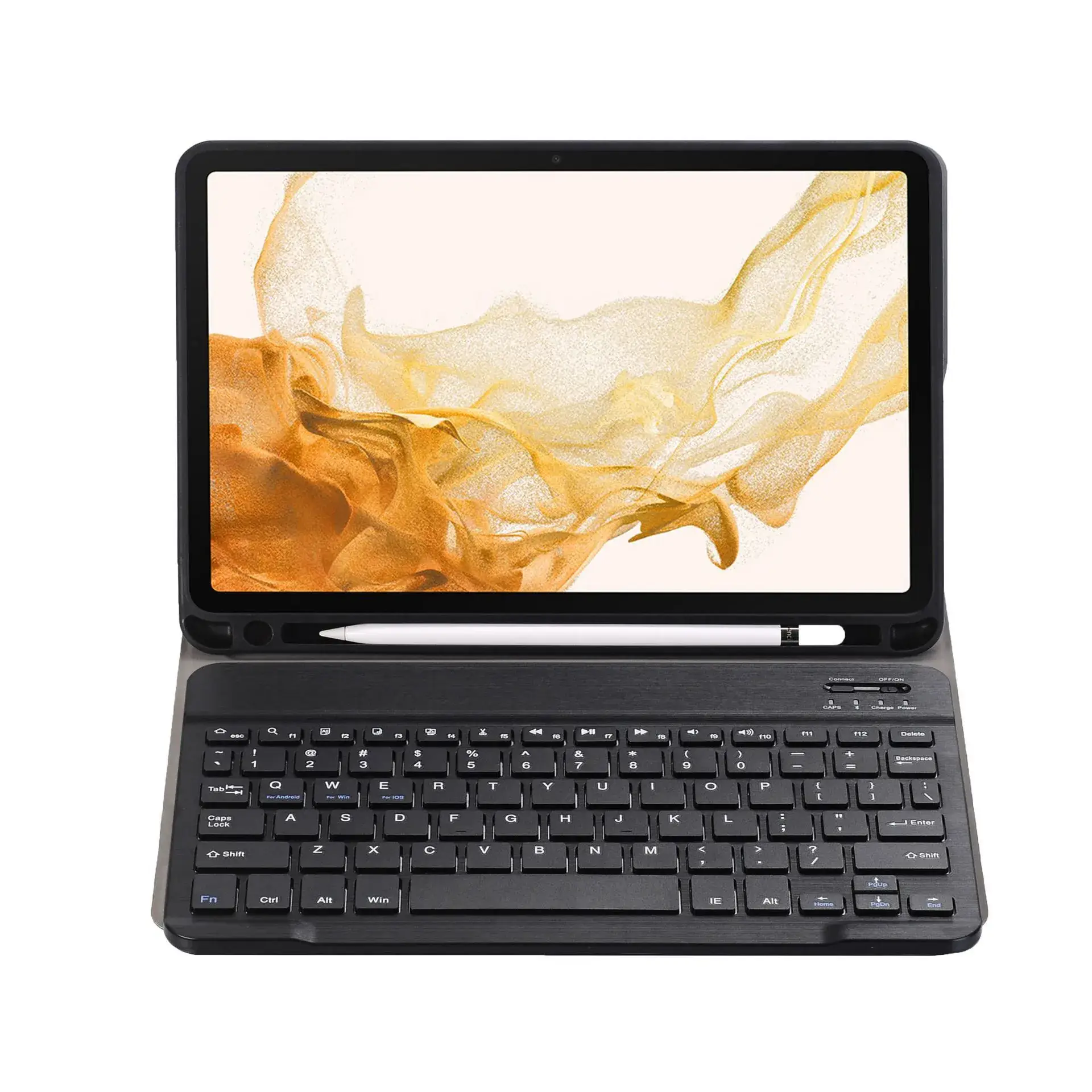 Candy Blue Tpu Shell Keyboard Case for Samsung Tab - Image 7