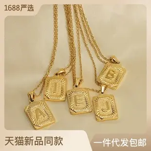 18K Stainless Steel V Pendant Necklace for Women — feature 2