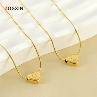 18K Stainless Steel V Pendant Necklace for Women — feature 4