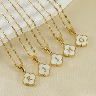 18K Stainless Steel V Pendant Necklace for Women — feature 7