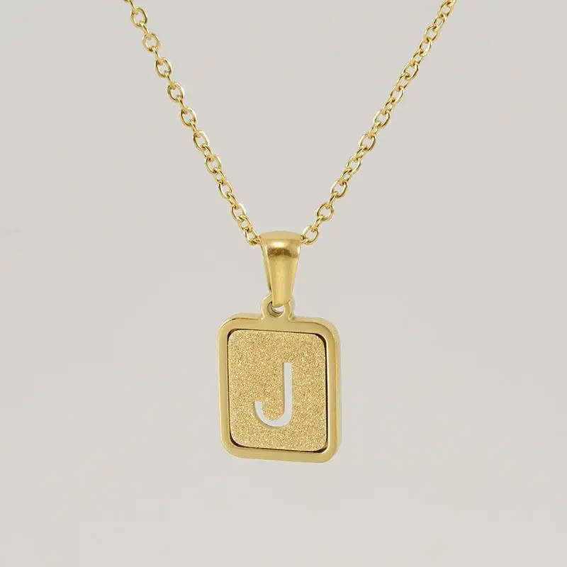 18K Stainless Steel V Pendant Necklace for Women - Image 10