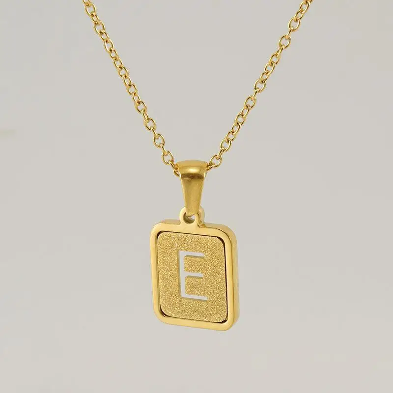 18K Stainless Steel V Pendant Necklace for Women - Image 5