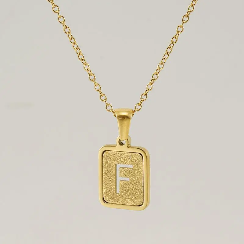 18K Stainless Steel V Pendant Necklace for Women - Image 6
