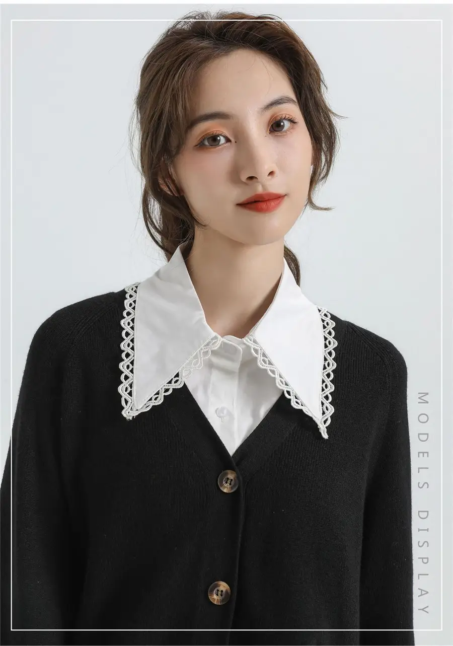 Lace Collar Fake Shirt for Women Autumn Winter — feature 22