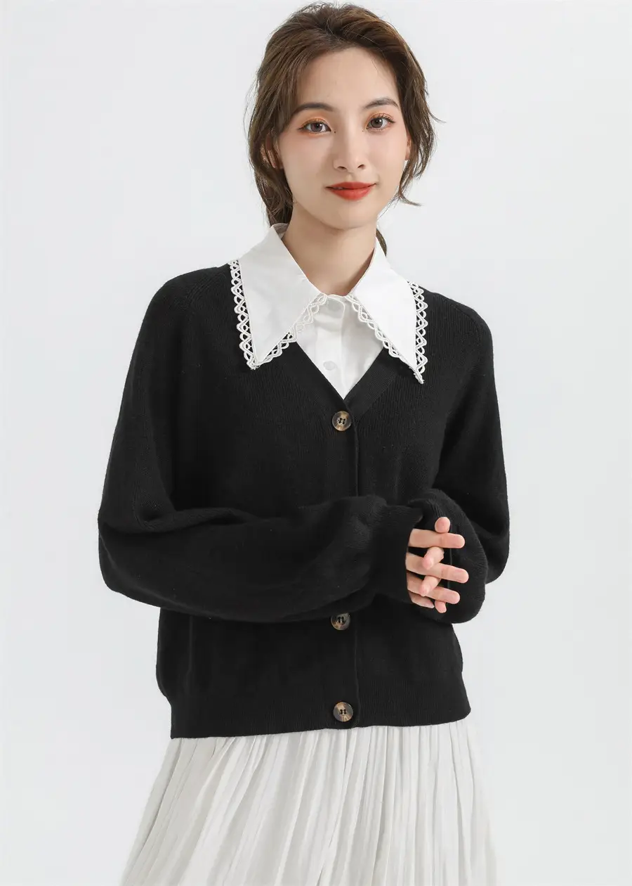 Lace Collar Fake Shirt for Women Autumn Winter — feature 24