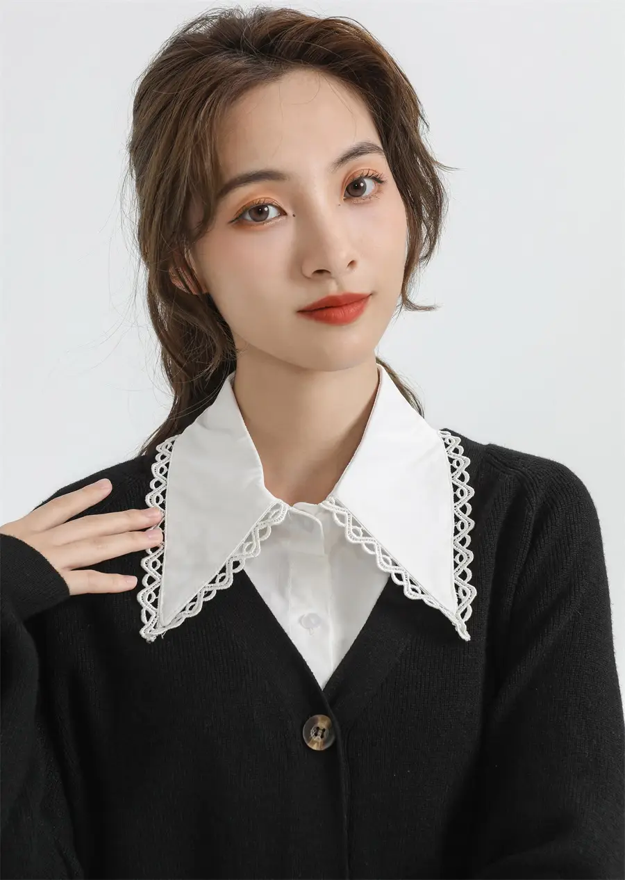 Lace Collar Fake Shirt for Women Autumn Winter — feature 25