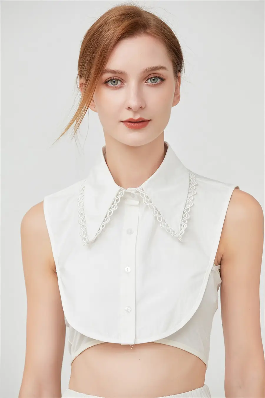 Lace Collar Fake Shirt for Women Autumn Winter — feature 5