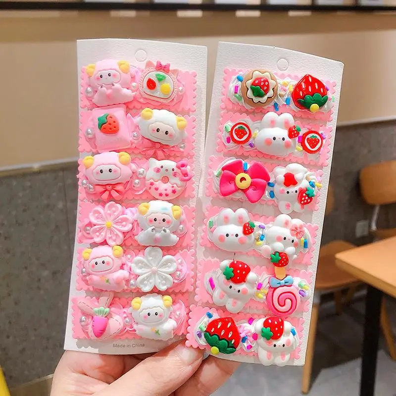 Cute Cartoon Hairpins for Girls Kids Handmade Set — feature 3