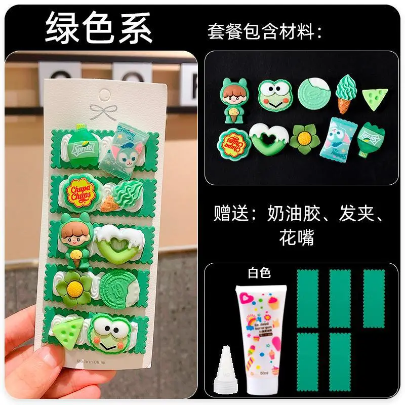 Cute Cartoon Hairpins for Girls Kids Handmade Set - Image 9